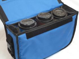 Heat-insulating delivery boxes - Coffee - Shoulder thermobag for 3 coffees