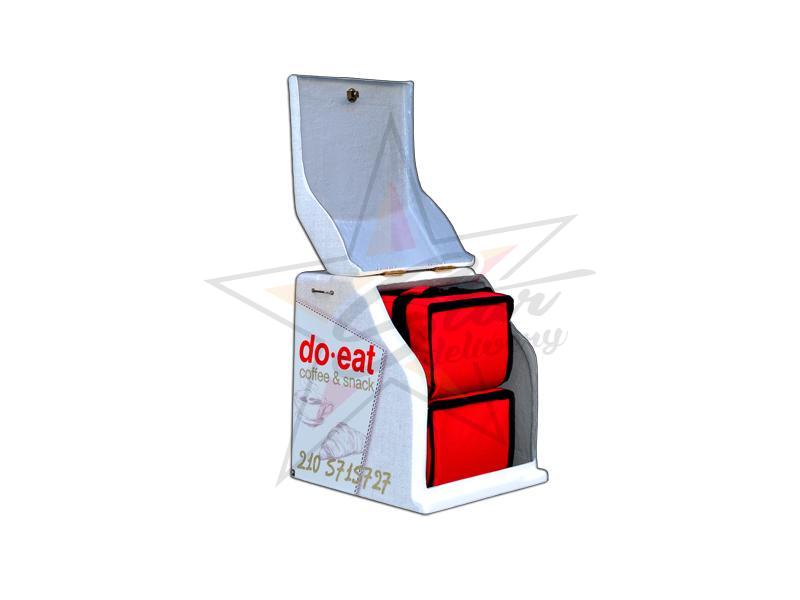 Polyester delivery boxes - Without insulation - Small with anatomic door K2