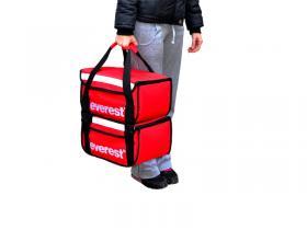 Two-in-one thermobag with aluminum racks