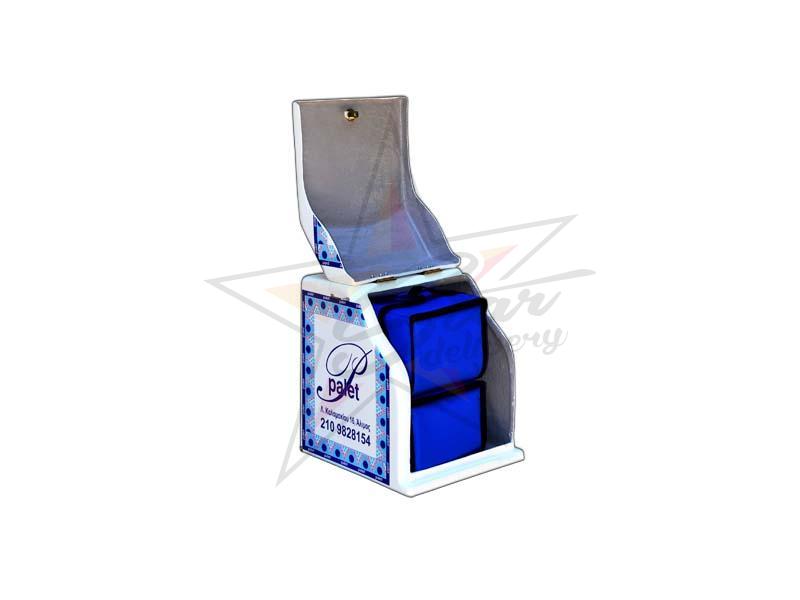 Polyester delivery boxes - Without insulation - Small with anatomic door K2