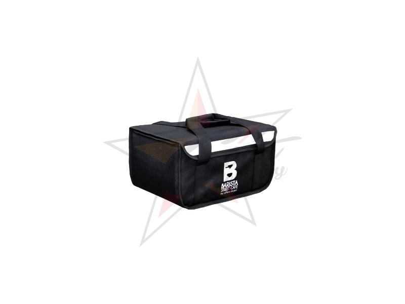 Heat-insulating delivery boxes - Coffee - Thermobag with aluminum rack for 8 coffees