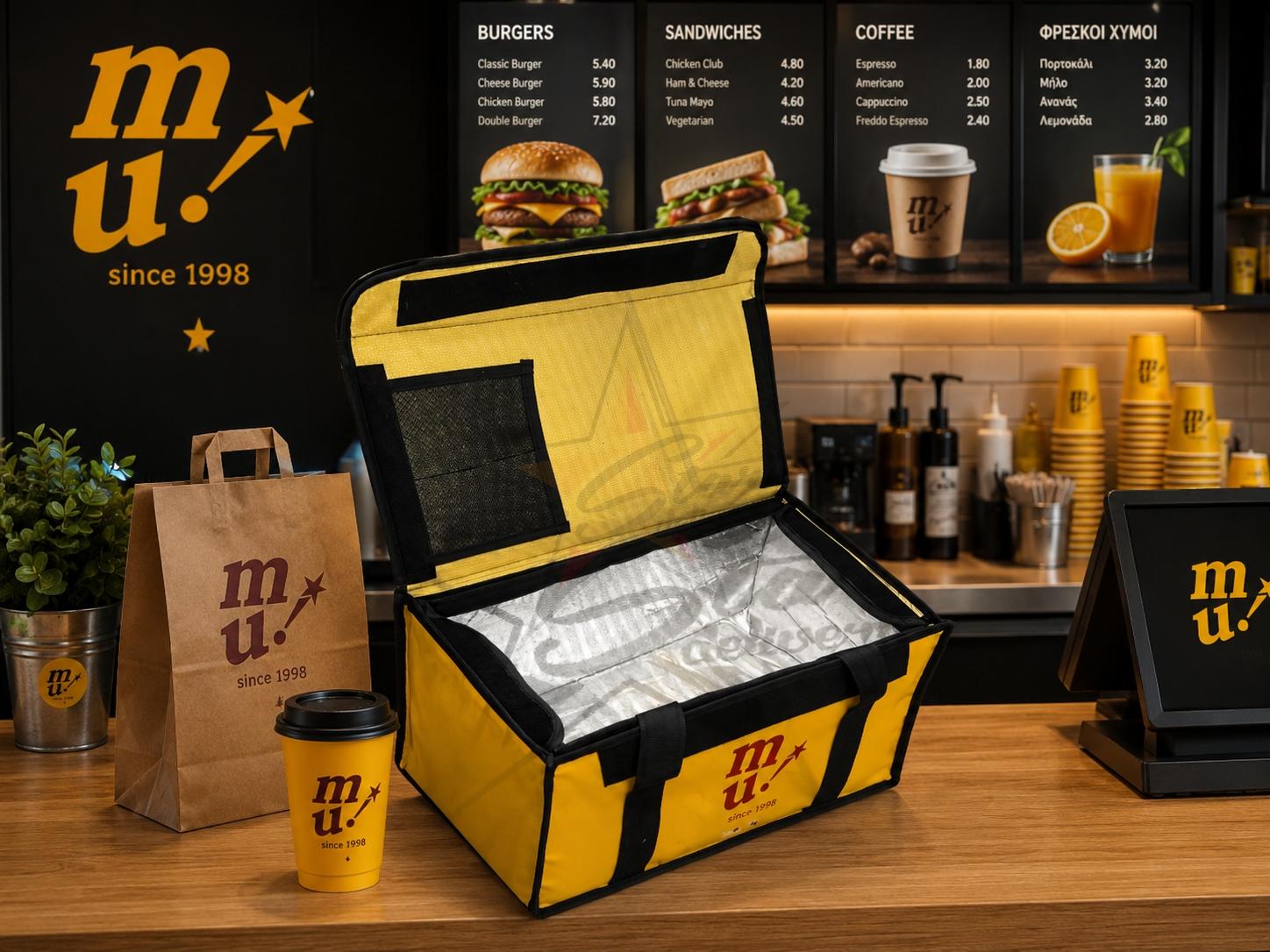 Σάκοι Ψυγεία & Ισοθερμικές Τσάντες  Delivery - Τσάντα καφέ παγωτού - Τσάντα 8 καφέδων ή παγωτού